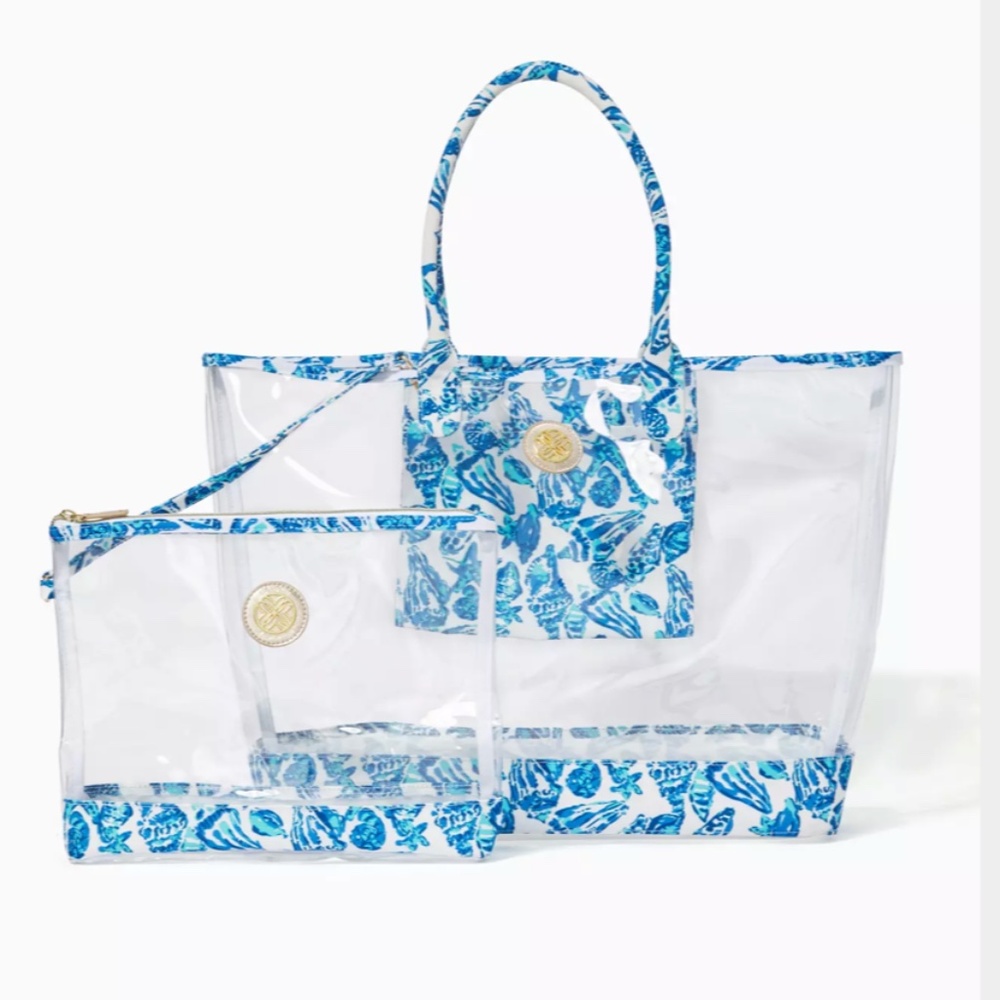 Lilly Pulitzer Clear Tote